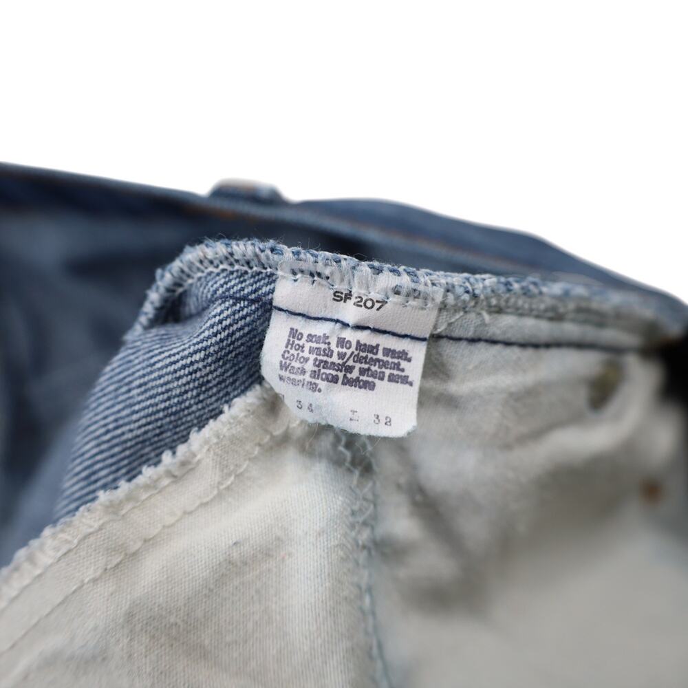 Vintage 70s Levis 517 Orange Tab Denim Jeans - image 7